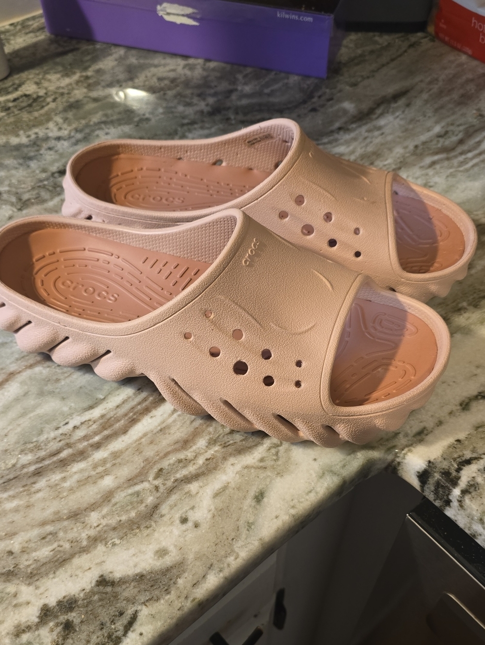 CROCS Blush Pink Classic Slide Sandals Unisex